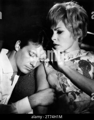 Robert Hoffman, Janet Leigh, sul set del film italiano/spagnolo/tedesco, "grande Slam", titolo originale: "Ad ogni costo", Constantin Film, Paramount Pictures, 1967 Foto Stock