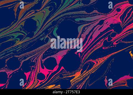 Intenso mix di colori vivaci. Design astratto di modelli di sfondo moderni Foto Stock