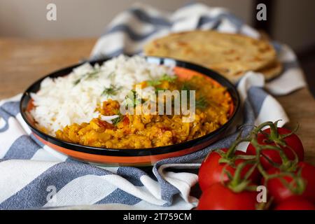 Primi piani del cibo orientale dei pomodori Foto Stock