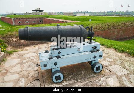 Fort Niagara, Old Fort Niagara, sul lago Ontario Foto Stock