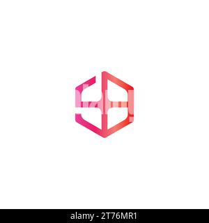 Design del logo SB semplice per il tuo marchio Illustrazione Vettoriale