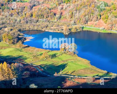 Paesaggio autunnale di Rydal, nell'area Lake District della Cumbria, Regno Unito. Foto Stock