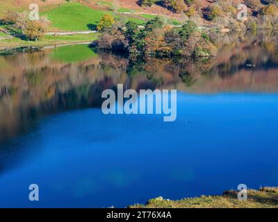 Paesaggio autunnale di Rydal, nell'area Lake District della Cumbria, Regno Unito. Foto Stock