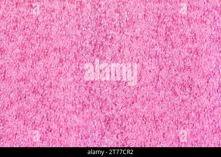 morbida struttura in plastica rosa per uno sfondo e primi piani estremi Foto Stock