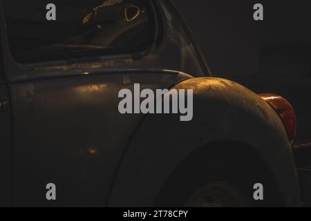 Coleottero Volkwagen, contrasto netto, VW, Veracruz, Messico, 2022 Foto Stock