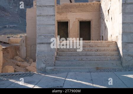 Città abbandonata all'inizio del XX secolo nel deserto Foto Stock