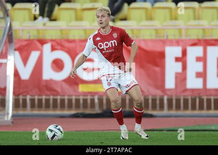 Monaco, Monaco. 5 novembre 2023. Aleksandr Golovin di Monaco durante la partita di Ligue 1 allo Stade Louis II di Monaco. Il credito fotografico dovrebbe leggere: Jonathan Moscrop/Sportimage Credit: Sportimage Ltd/Alamy Live News Foto Stock