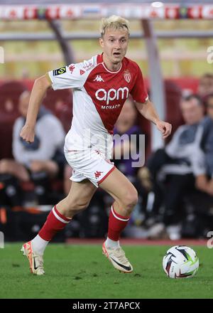 Monaco, Monaco. 5 novembre 2023. Aleksandr Golovin di Monaco durante la partita di Ligue 1 allo Stade Louis II di Monaco. Il credito fotografico dovrebbe leggere: Jonathan Moscrop/Sportimage Credit: Sportimage Ltd/Alamy Live News Foto Stock