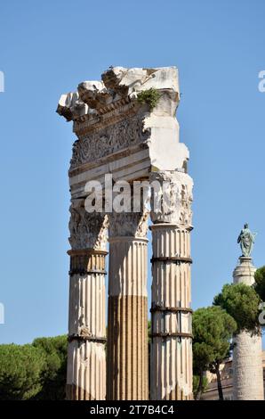 Italia, Roma, Foro di Cesare, Tempio di Venere Genetrix Foto Stock