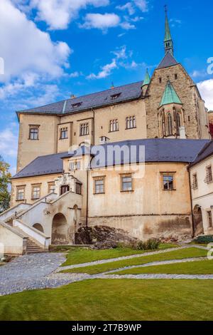 Castello di Sternberk nella regione di Olomouc nella Repubblica Ceca. Foto Stock