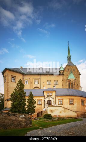 Castello di Sternberk nella regione di Olomouc nella Repubblica Ceca. Foto Stock