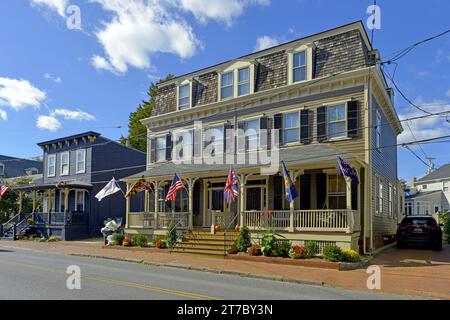 Case residenziali nella storica Annapolis, Maryland Foto Stock