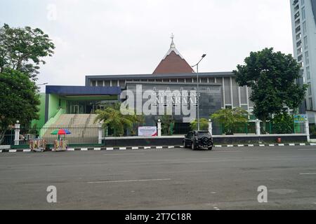 Grande Moschea Masjid Agung al Araaf a Rangkasbitung, Serang, Banten, Indonesia Foto Stock