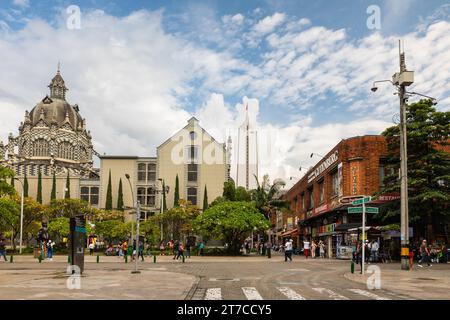 Museo de antioquia, Plaza Botero, Medellin, Colombia Foto Stock