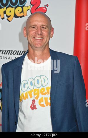 Il regista/EP Phil Traill partecipa alla prima mondiale di "Good Burger 2" al Regal Union Square di New York, New York, USA il 14 novembre 2023. Robin Platzer/ Twin Images/ Credit: SIPA USA/Alamy Live News Foto Stock