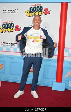 Il regista/EP Phil Traill partecipa alla prima mondiale di "Good Burger 2" al Regal Union Square di New York, New York, USA il 14 novembre 2023. Robin Platzer/ Twin Images/ Credit: SIPA USA/Alamy Live News Foto Stock