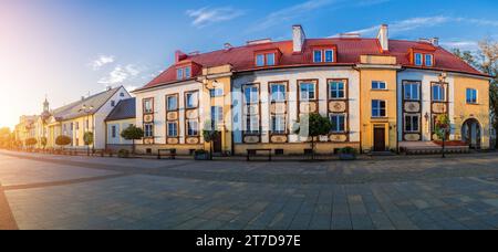 Città vecchia a Bialystok. Bialystok è la città più grande della Polonia nord-orientale e la capitale del voivodato di Podlaskie. Foto Stock