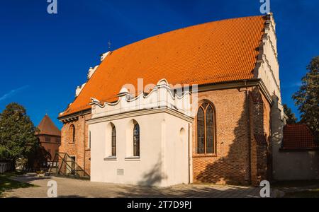 La Chiesa di S.. Adalberto o la Chiesa di San Wojciech a Poznan, in Polonia, fu costruito nel XV secolo. Era una delle due uniche churche polacche Foto Stock