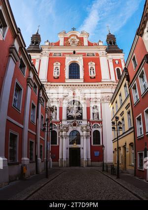 Basilica Collegiata di nostra Signora del Perpetuo soccorso e San Maria Maddalena a Poznan, Polonia - chiesa parrocchiale barocca e contemporaneamente collegiata di Foto Stock