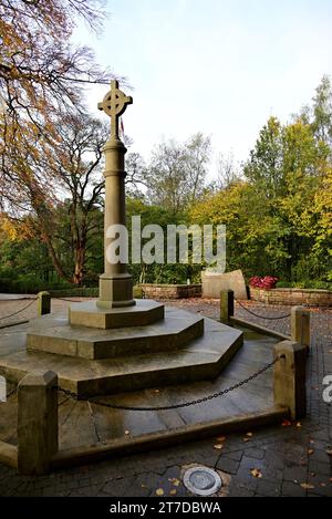 Intorno al Regno Unito - Memoriale di guerra ad Astley Park, Chorley., Regno Unito Foto Stock