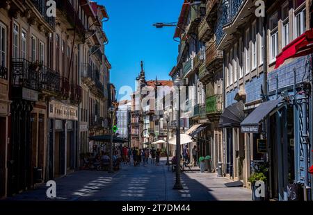 Rua das Flores, Porto, Portugal Stock Photo