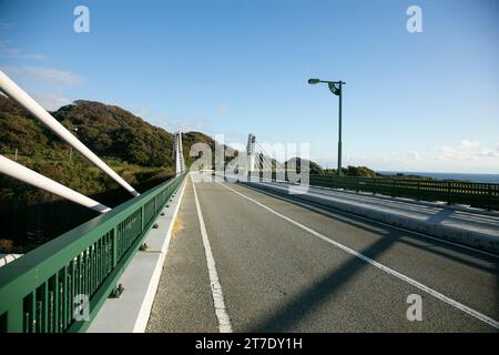 Ponte Chojaga sull'isola di Sado nella prefettura di Niigata, Giappone. Foto Stock