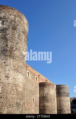Catania. Castello di Ursino. Sicilia. Italia Foto Stock