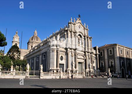 Catania. Castello di Ursino. Sicilia. Italia Foto Stock