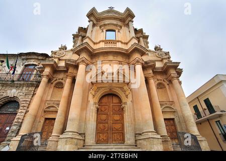 Noto. Chiesa di San Domenico. Sicilia. Italia Foto Stock