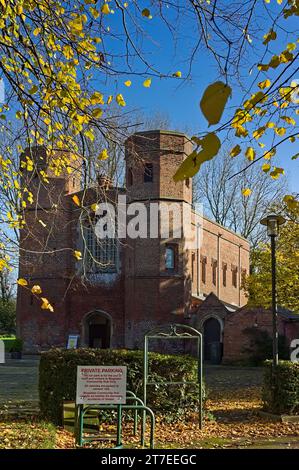 Magdalen College Museum in autunno a Wainfleet Saint Marks nel Lincolnshire Foto Stock