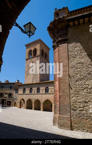 Palazzo della ragione. Sant'angelo in vado. Marche. Italia Foto Stock