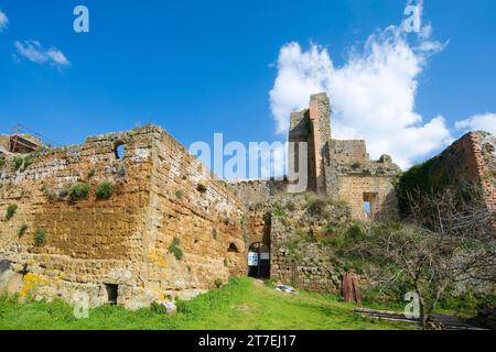 Fortezza di Aldobrandesca. Sovana. Comune di Sorano. Toscana. Italia Foto Stock