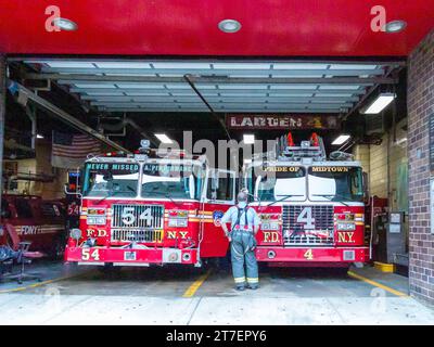 NYFD Laden 40 Foto Stock