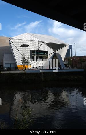 Aviva Studios, sede della Factory International Manchester, Regno Unito, 1 novembre 2023. Credito: Jon Super/Alamy. Foto Stock