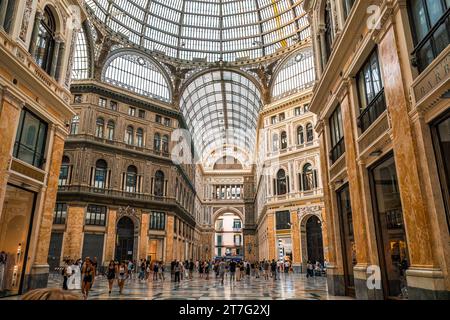 Galleria Umberto i Napoli, Italia Foto Stock