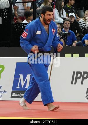 GRIGALASHVILI Tato of Georgia finale - 81 KG uomini durante i Campionati europei di Judo Individuals 2023 il 5 novembre 2023 al Sud de France Arena di Montpellier, Francia - foto Laurent Lairys / DPPI Foto Stock