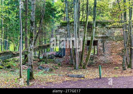 Wolf's Lair è una città di bunker circondata da foreste, laghi e paludi. Questo è il comando sul campo più grande e riconoscibile di Adolf Hitler. Foto Stock