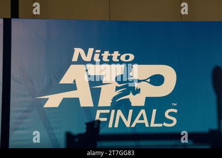 Le finali ATP sono il più importante torneo professionistico di tennis dell'anno dopo i quattro round del grande Slam. torino, italia 15 novembre 2023 Foto Stock