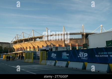 Le finali ATP sono il più importante torneo professionistico di tennis dell'anno dopo i quattro round del grande Slam. torino, italia 15 novembre 2023 Foto Stock
