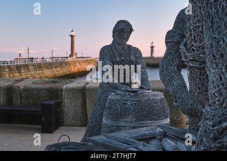 Un Herring Girls View Foto Stock