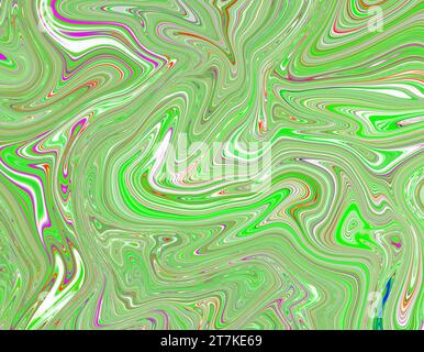 Sfondo colorato astratto. Sfondo di vernice liquida. Pittura fluida texture astratta. Intenso mix di colori vivaci Foto Stock