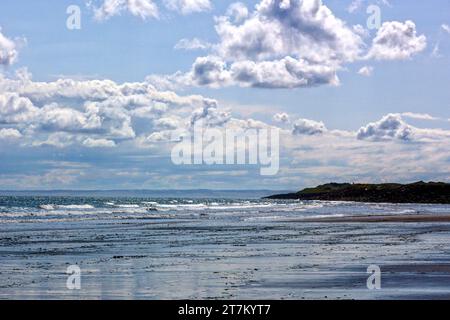 Carnoustie Beach, Angus, Scozia Foto Stock