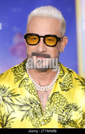 Los Angeles, USA. 16 novembre 2023. AJ McLean alla "Trolls Band Together" Special Screening tenutasi al TCL Chinese Theater, Los Angeles, CA, 15 novembre 2023. Crediti fotografici: Joseph Martinez/PictureLux crediti: PictureLux/The Hollywood Archive/Alamy Live News Foto Stock