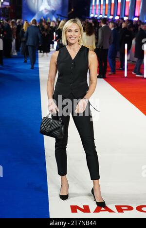 Jenni Falconer partecipa alla prima britannica di Napoleone all'Odeon Luxe, Leicester Square, Londra. Data foto: Giovedì 16 novembre 2023. Foto Stock