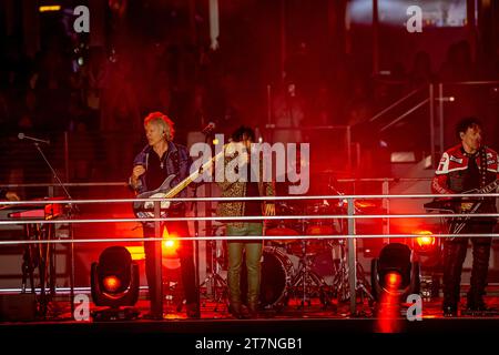 Las Vegas, Stati Uniti, 16 novembre 2023, viaggio per assistere al Build Up, 22° round del campionato di Formula 1 2023. Crediti: Michael Potts/Alamy Live News Foto Stock