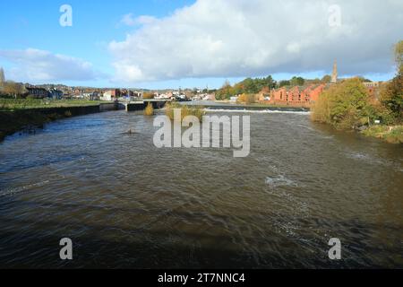 Exeter Quay, vista autunnale, Devon, Inghilterra, Regno Unito Foto Stock