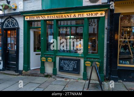 Browns Restaurant and Pie Shop a Lincoln Foto Stock