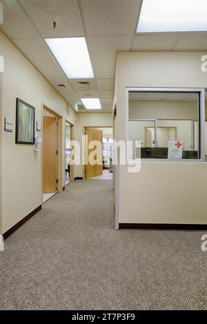 Sale esame in una clinica medica. Foto Stock