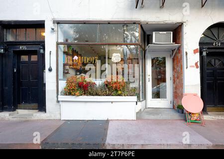 Cloud 917, 496 Hudson St, New York, New York, New York, New York foto di un Kakigori, o negozio di dessert di ghiaccio rasato giapponese nel West Village di Manhattan. Foto Stock