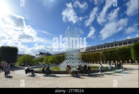 Palais-Royal Garden a Parigi, Francia. Foto Stock